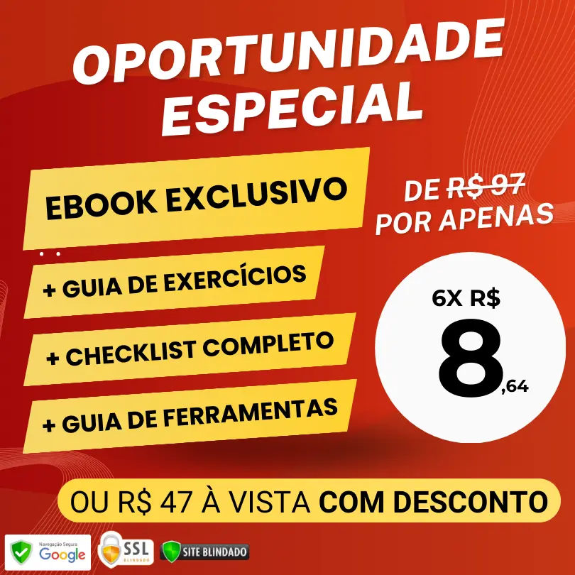 oferta exclusiva 12 x R$9,68 ou R$ 97,00 à vista